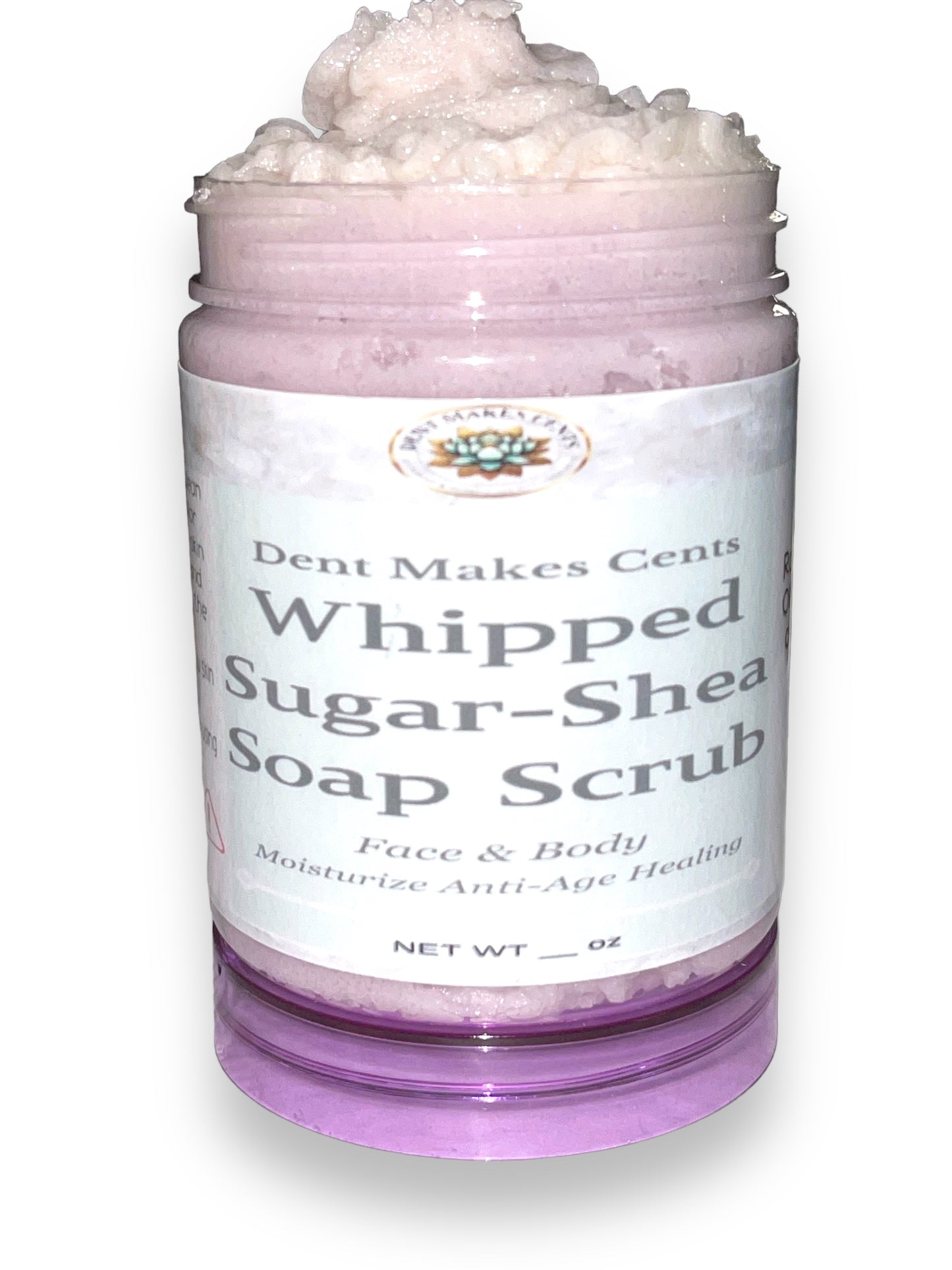 SUGAR-SHEA SCRUB – FACE & BODY – MOISTURIZE- ANTI -AGE - HEALING