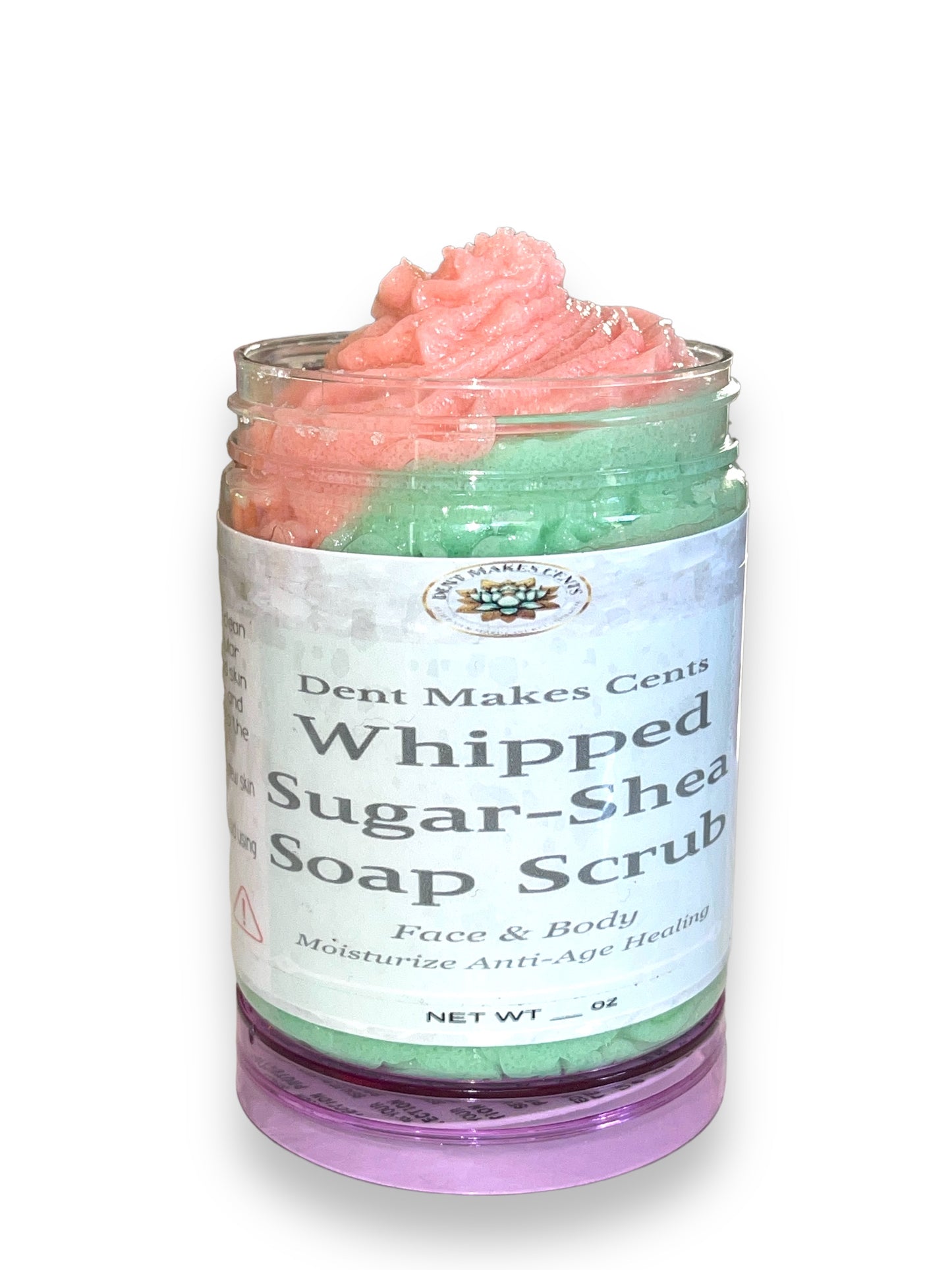 SUGAR-SHEA SCRUB – FACE & BODY – MOISTURIZE- ANTI -AGE - HEALING