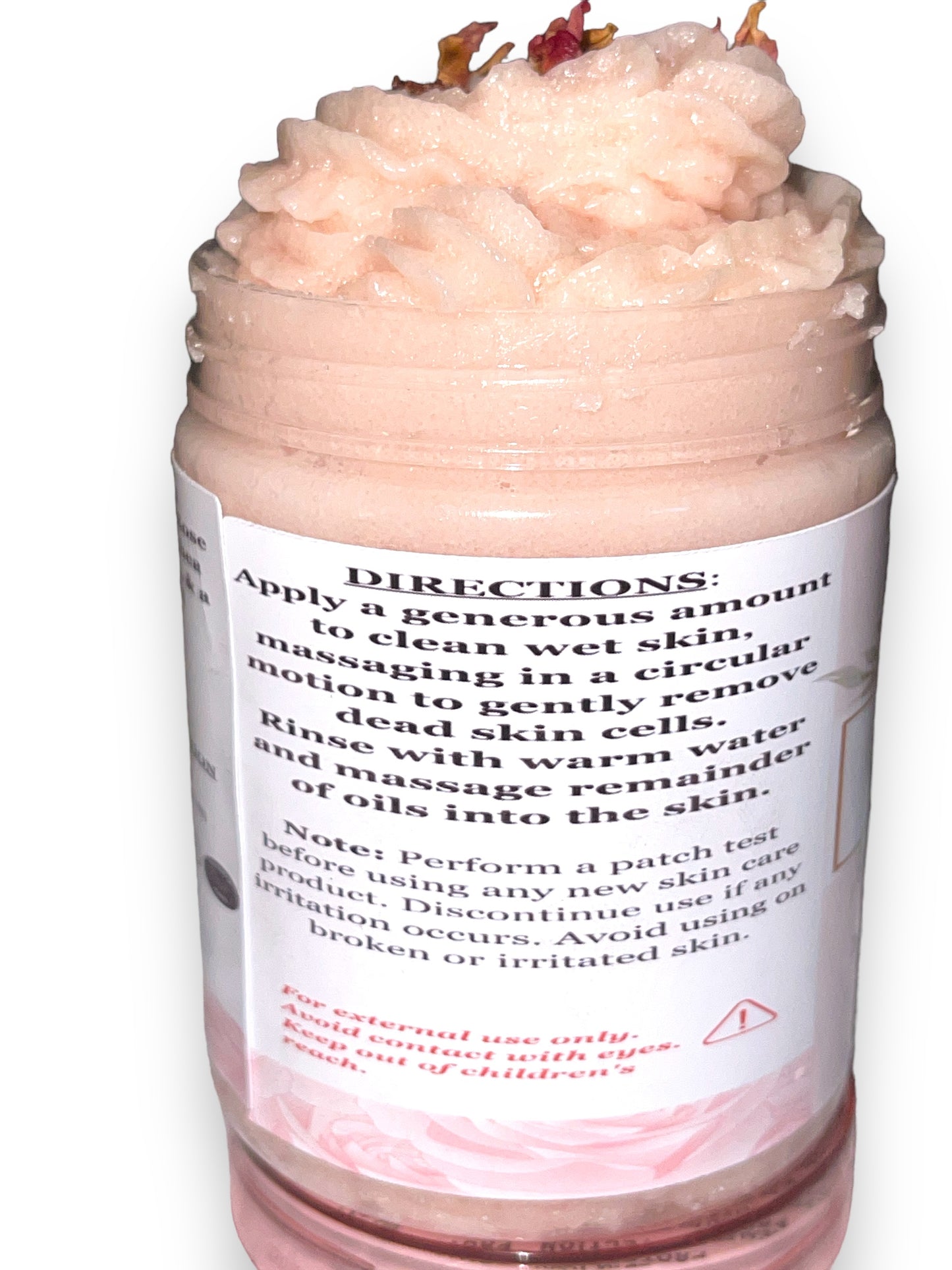 ROSE KAOLIN CLAY SCRUB - MINIMIZE PORES - MOISTURIZE - GENTLE EXFOLIATION
