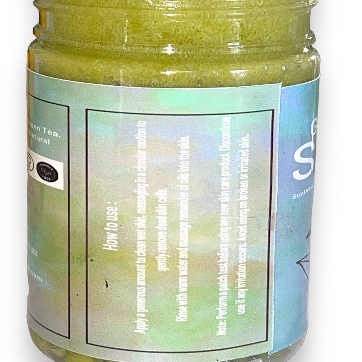 GREEN TEA SCRUB - ANTIBACTERIAL - REDUCES PORES - SOOTHING