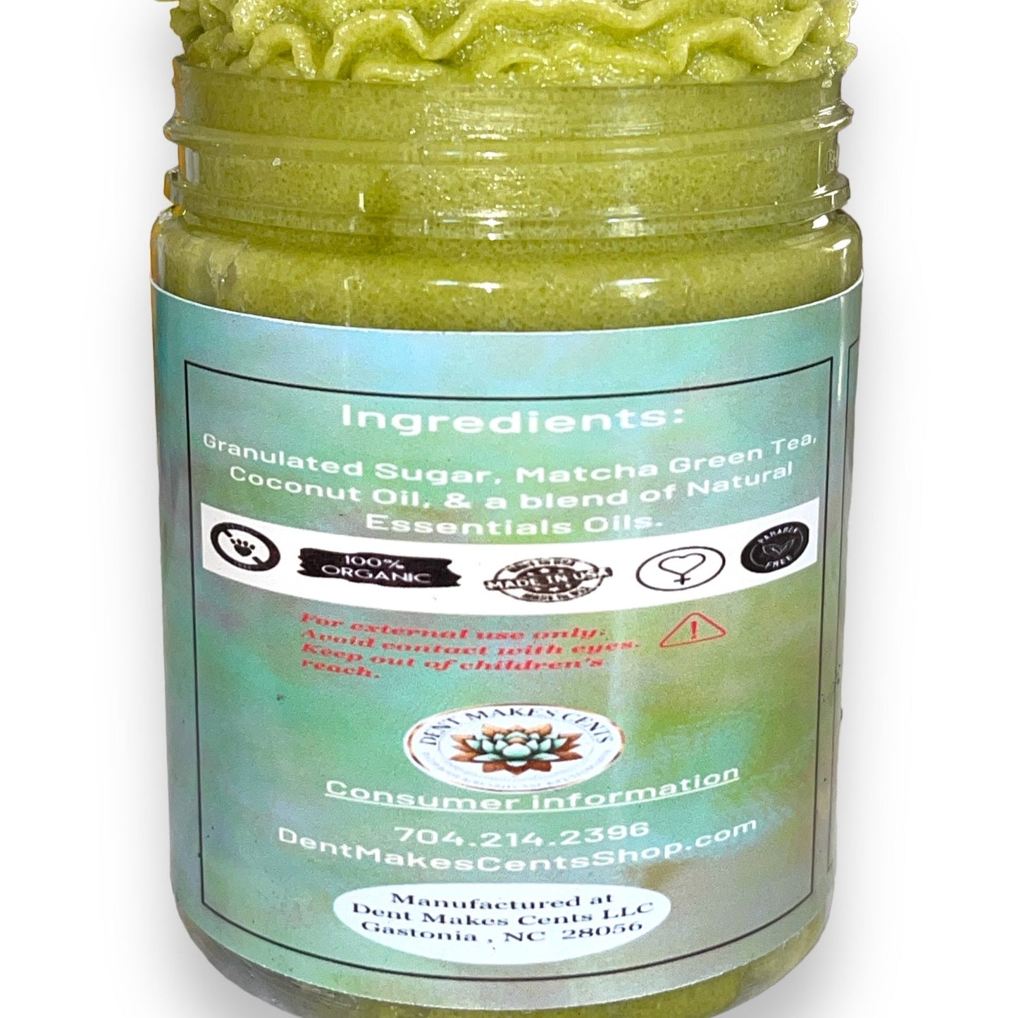 GREEN TEA SCRUB - ANTIBACTERIAL - REDUCES PORES - SOOTHING