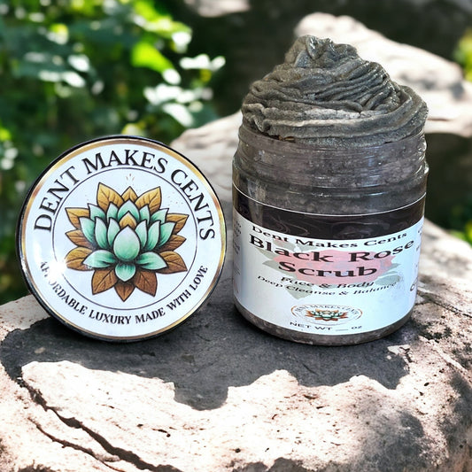 BLACK ROSE SCRUB – FACE & BODY – DEEP CLEANSE & BALANCE