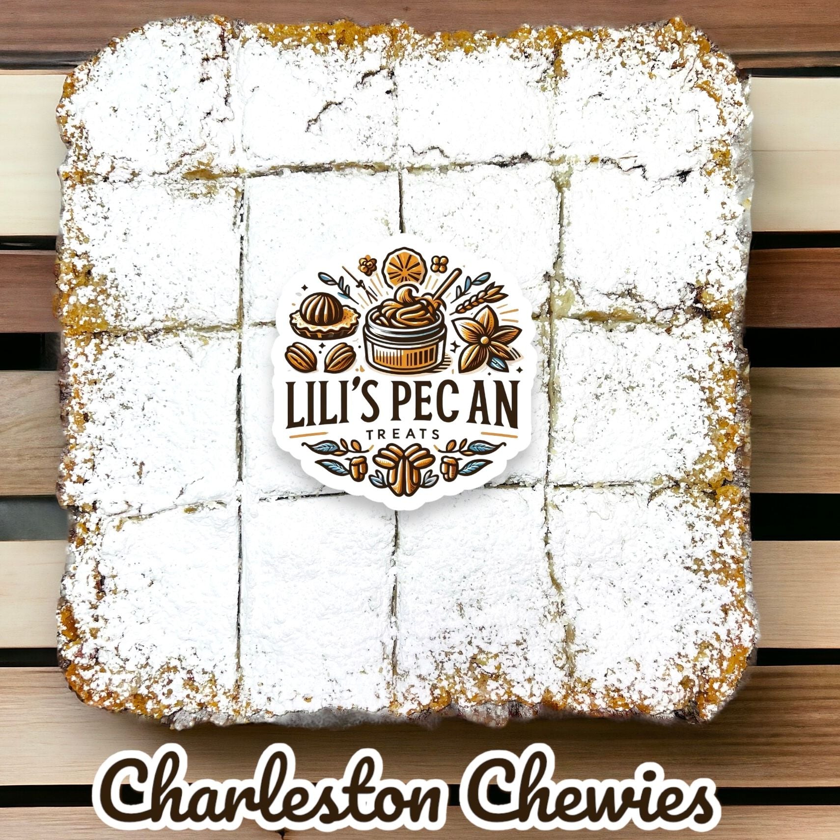 "Authentic Gullah Geechee Charleston Chewies with a soft, chewy texture."
