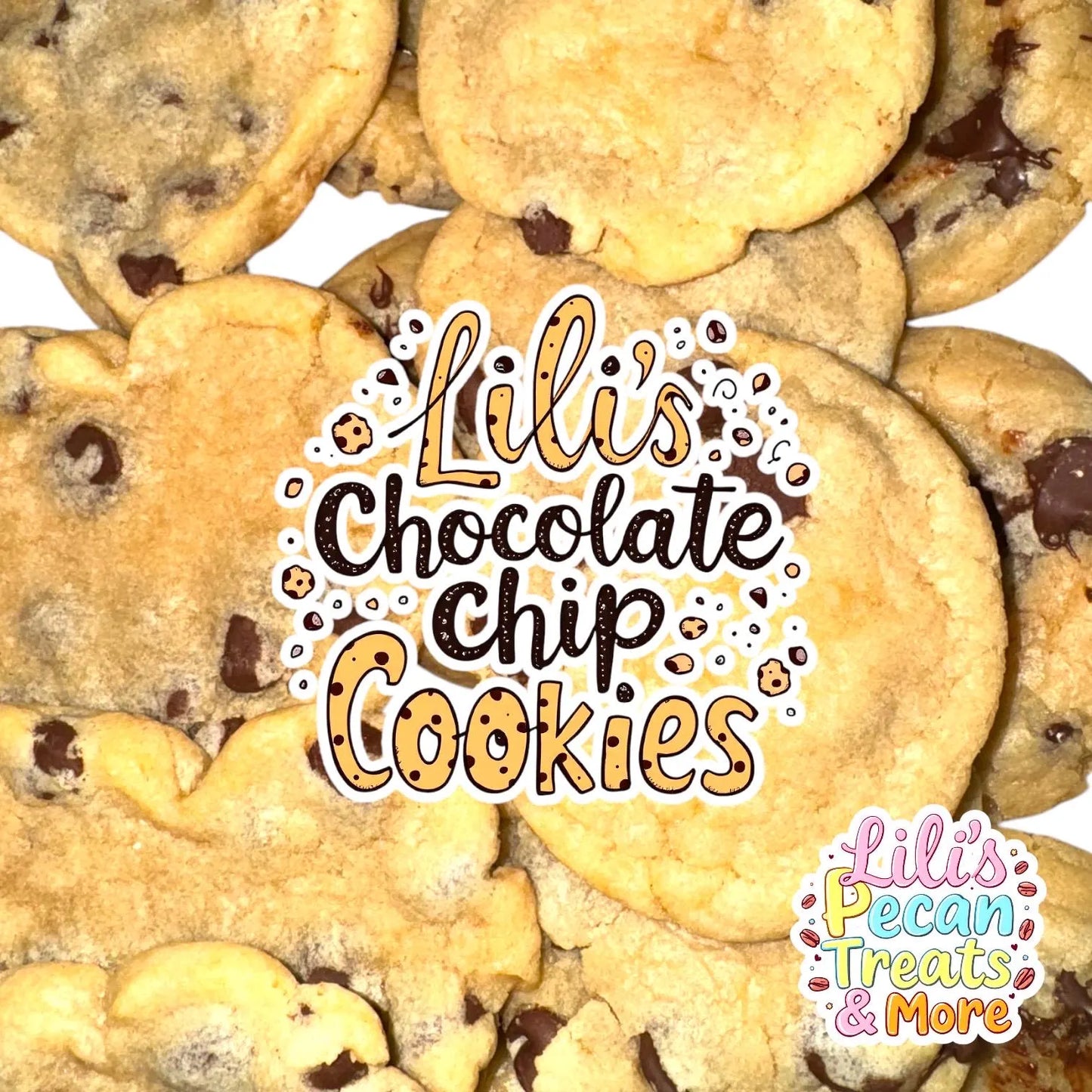 Fresh-baked classic chocolate chip cookies with gooey chocolate chips.