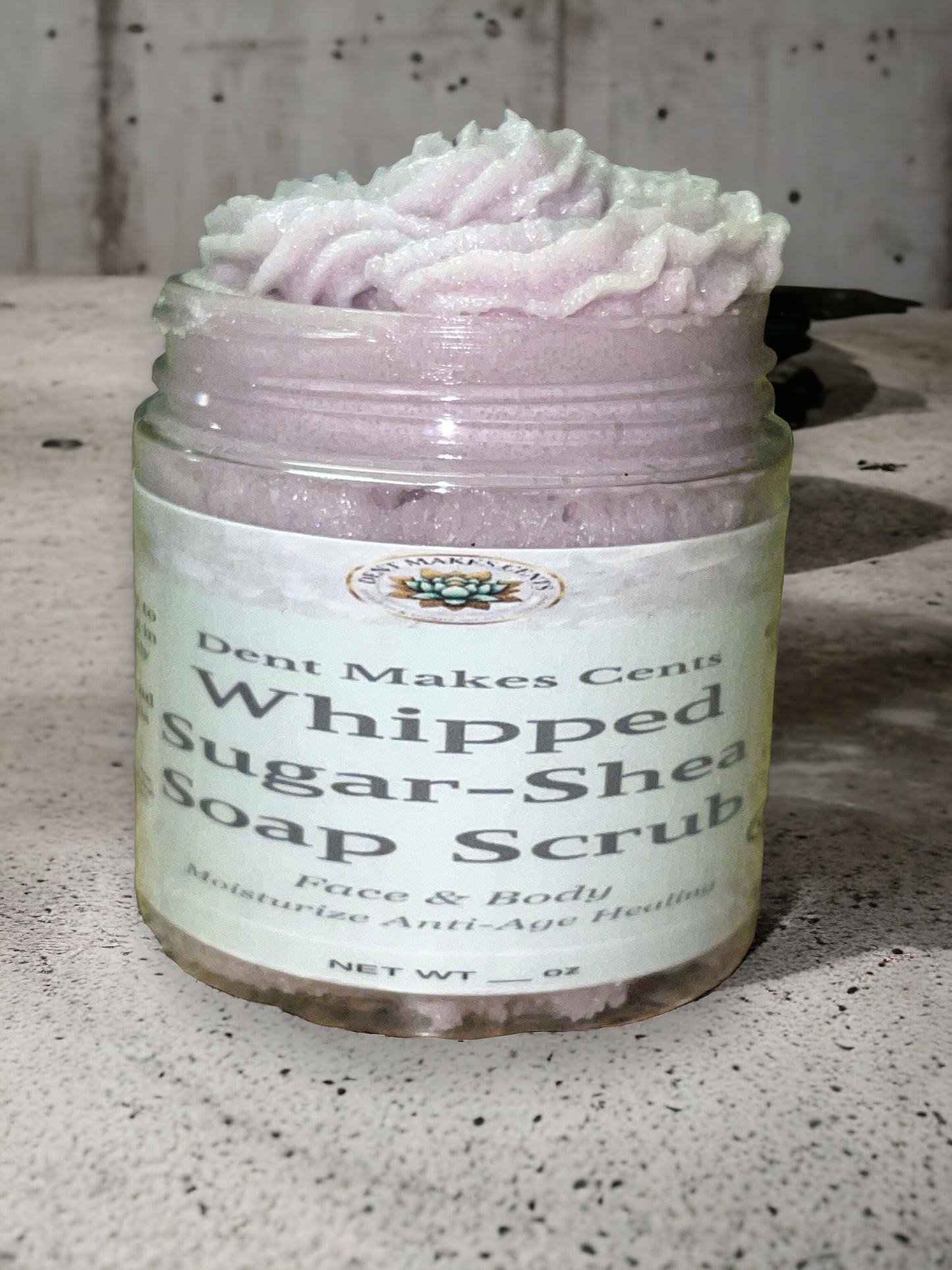 SUGAR-SHEA SCRUB – FACE & BODY – MOISTURIZE- ANTI -AGE - HEALING
